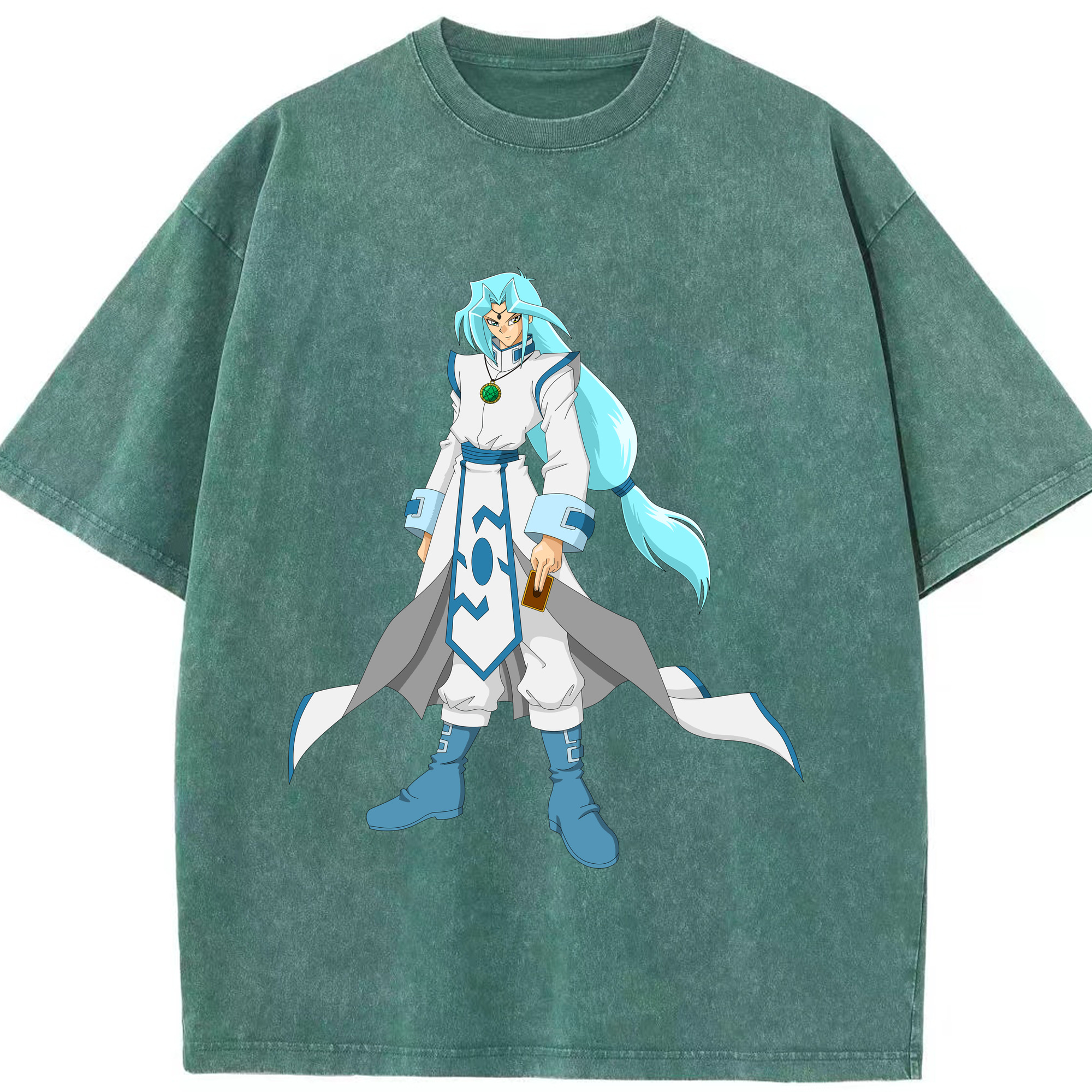 （画像用） 遊☆戯☆王 Yu-Gi-Oh! 綿100% ヴィンテージ風 半袖Tシャツ（フロントプリント）
